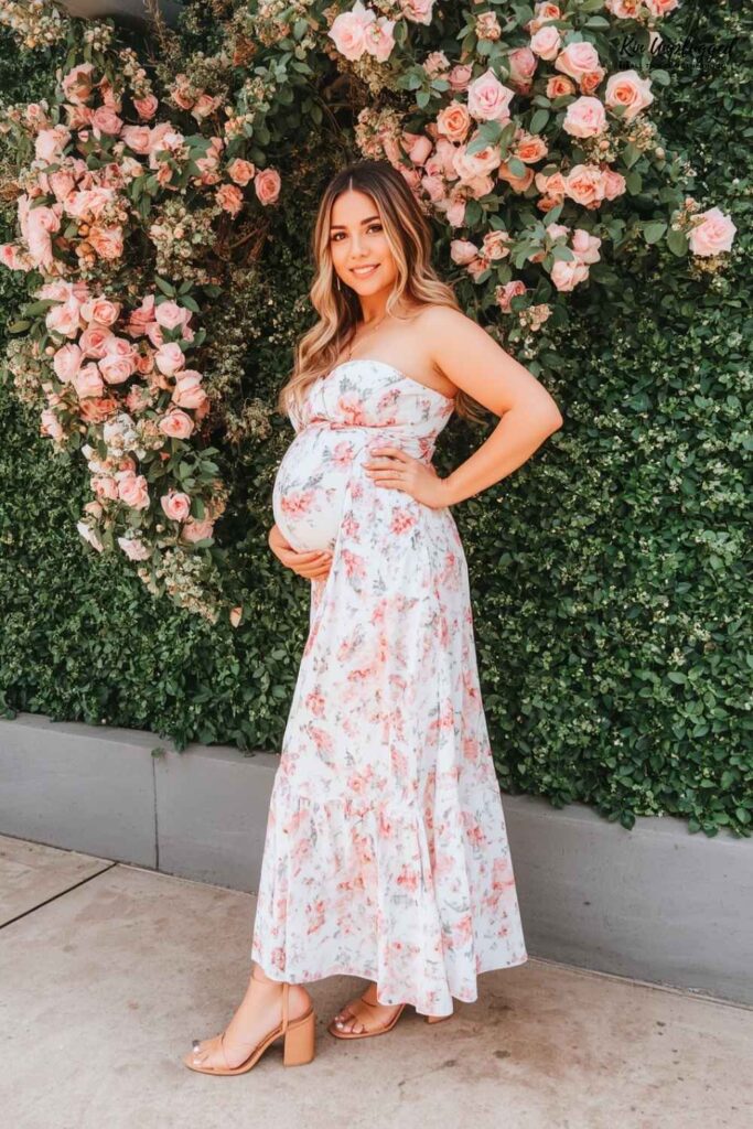 maternity baby shower outfit