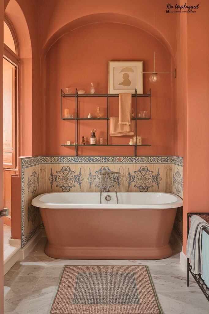 warm tone bathroom ideas