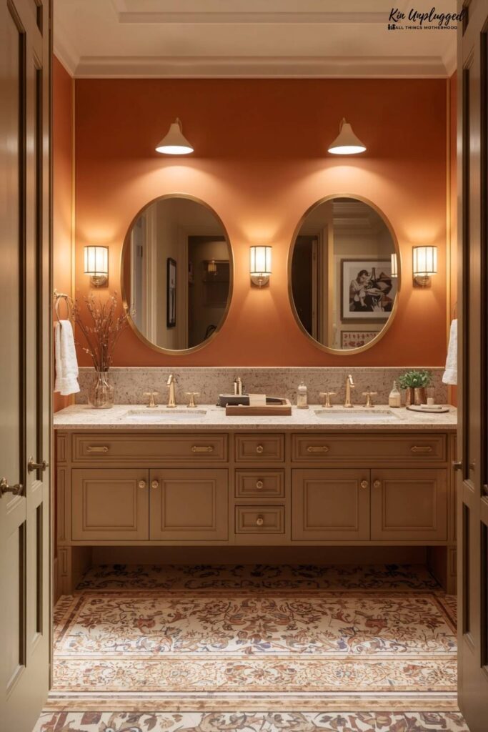 two tone bathroom ideas
