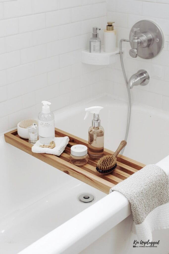 bath tray caddy plastic