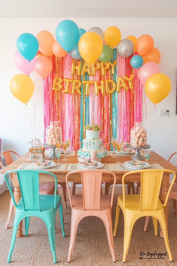 birthday party decorations