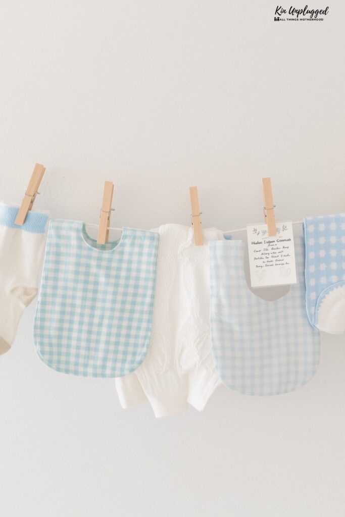 blue and white baby shower ideas
