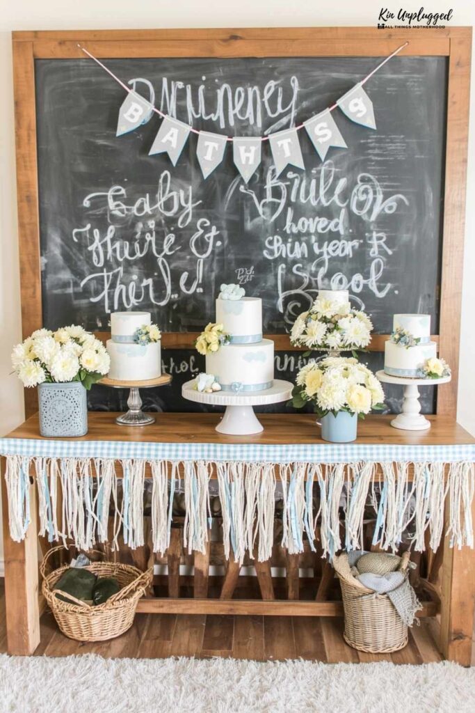 How to make a baby shower look expensive on a budget?
