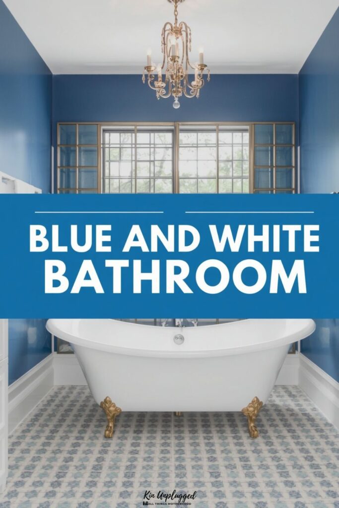 Blue and White Bathroom Ideas