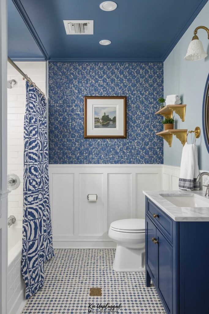 small blue bathroom ideas