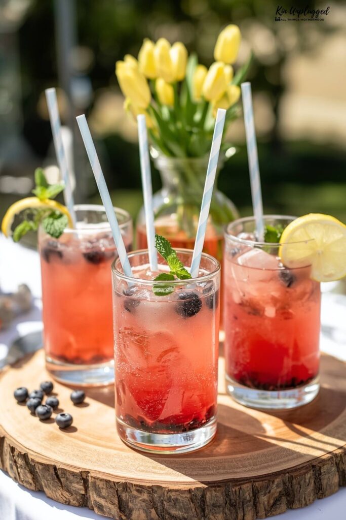 blueberry punch for baby shower