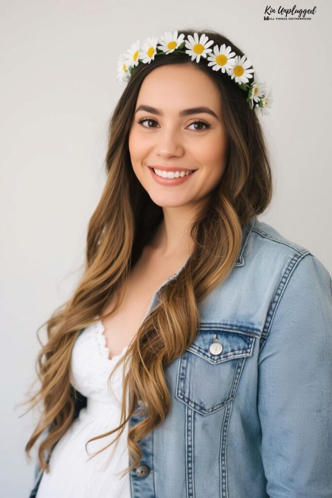 Blue Jean Pocket Denim and Daisies Baby Shower