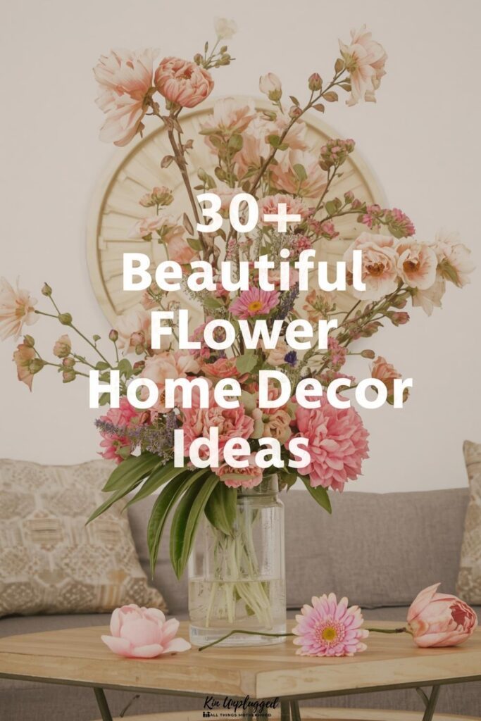 flower home decor ideas