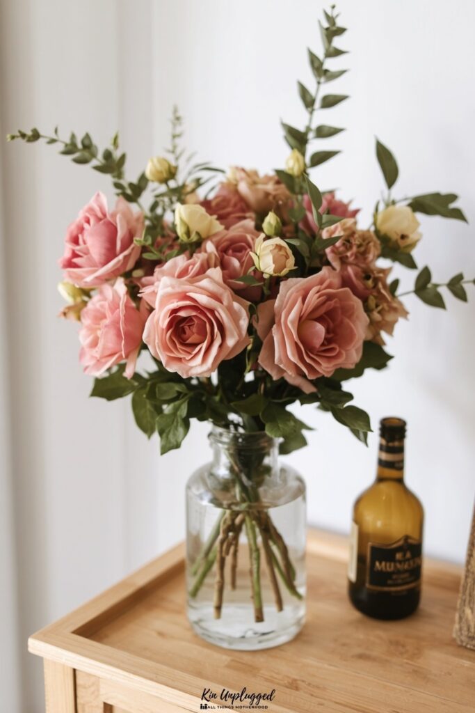real flower home decor ideas