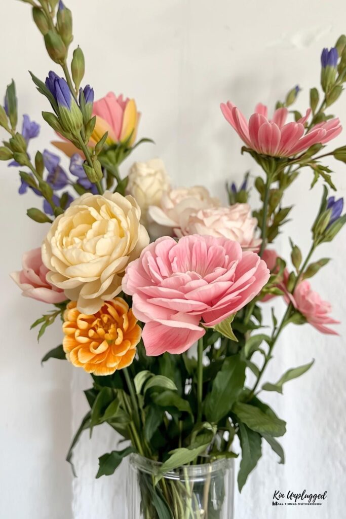 paper rose flower wall hanging home decor ideas