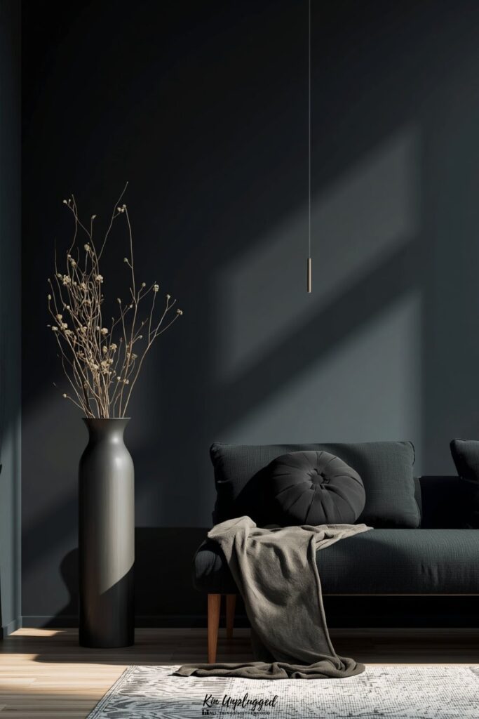 moody minimalist home