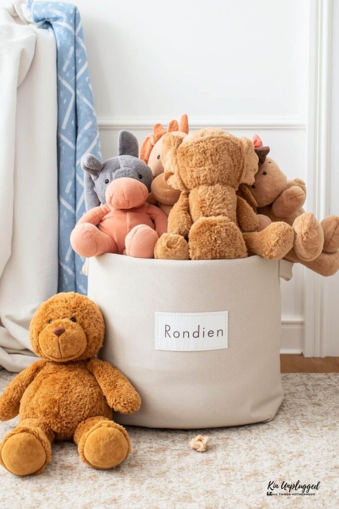 plush toy storage ideas for small spaces