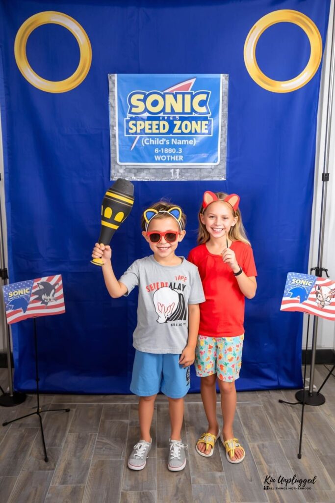 Sonic Themed Birthday Party for 5 Year Old Kids
