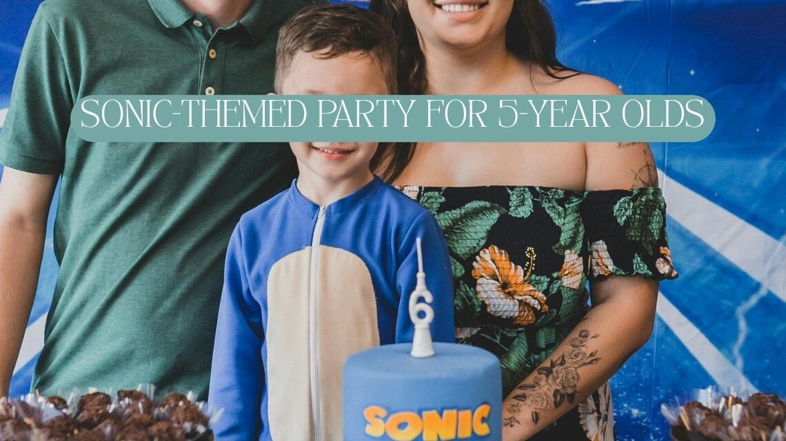 Sonic themed birthday party for 5 year old kids