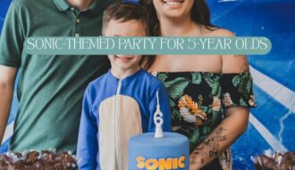 Sonic themed birthday party for 5 year old kids