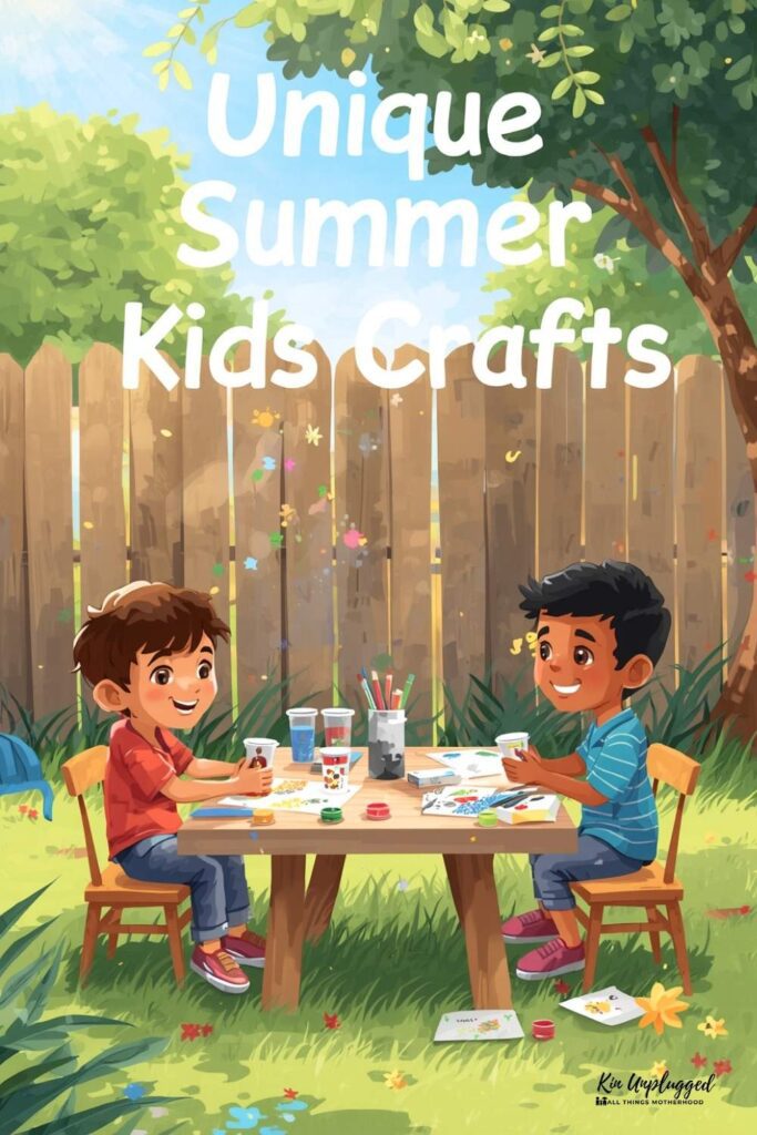 summer kids crafts for school