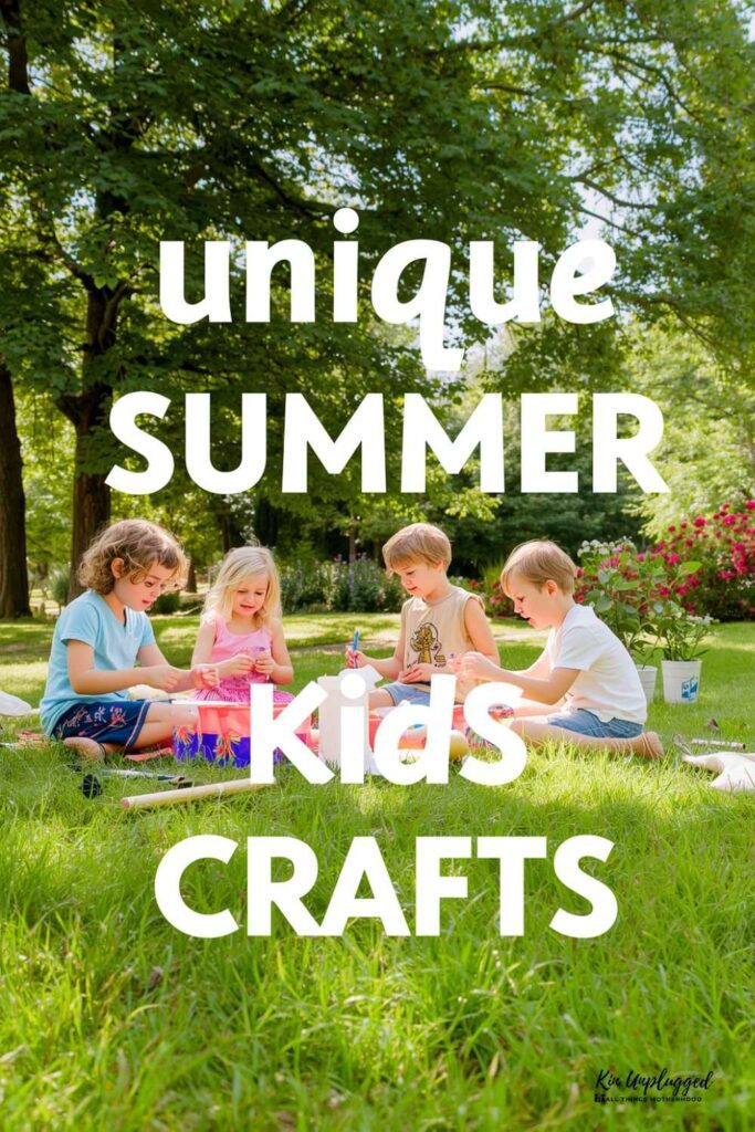 summer kids crafts at home