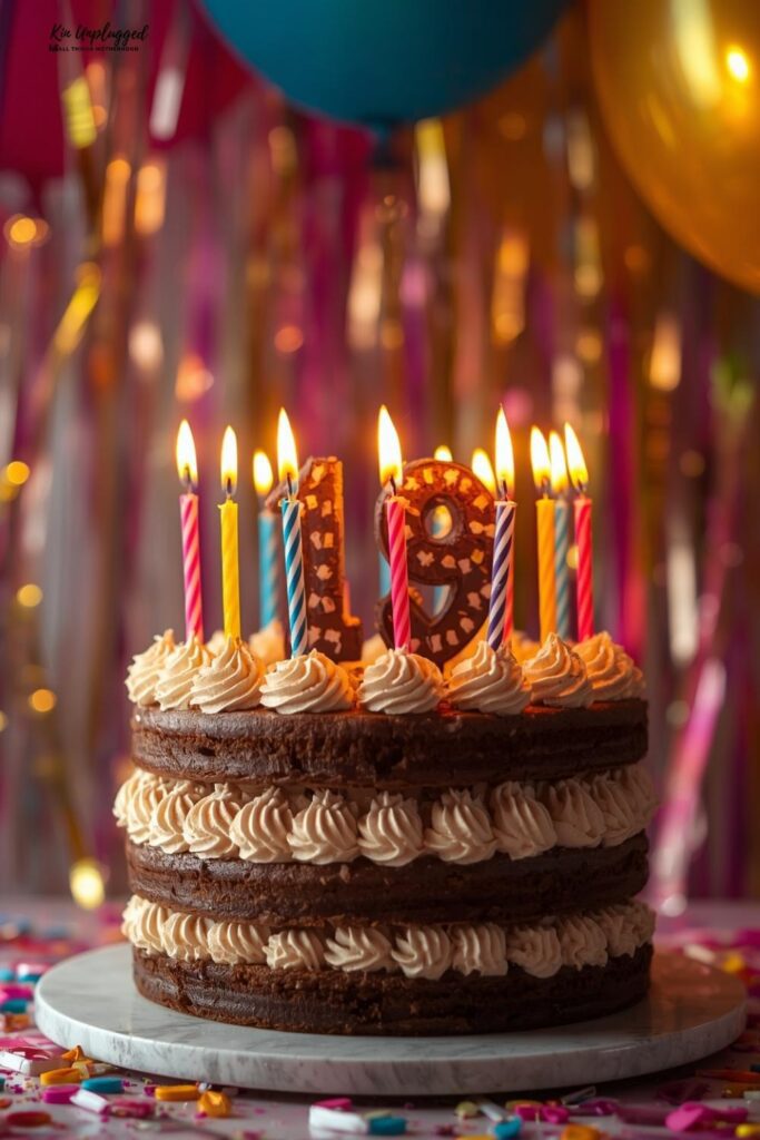 19th birthday cake ideas