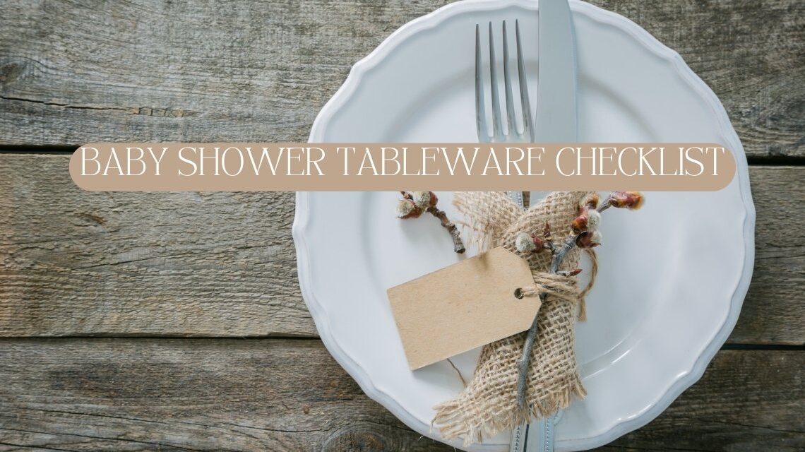 Baby shower necessities list