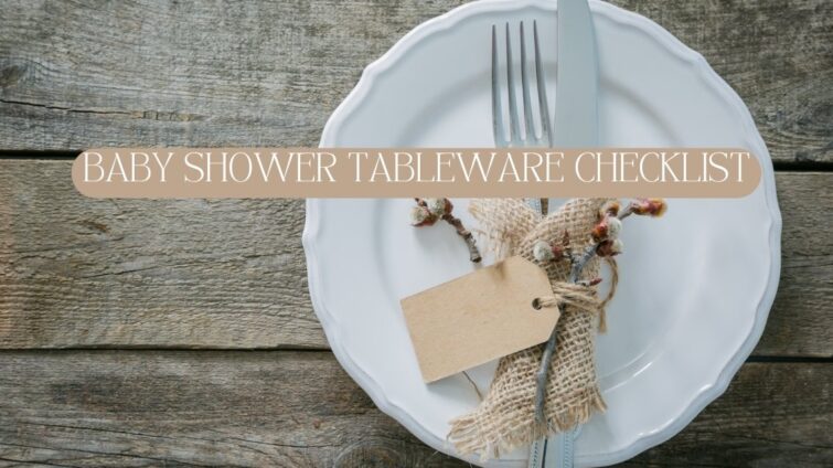Baby shower necessities list