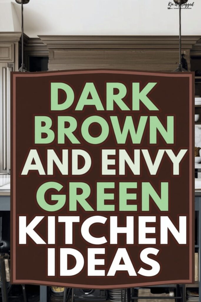 What colors go well with a green kitchen?