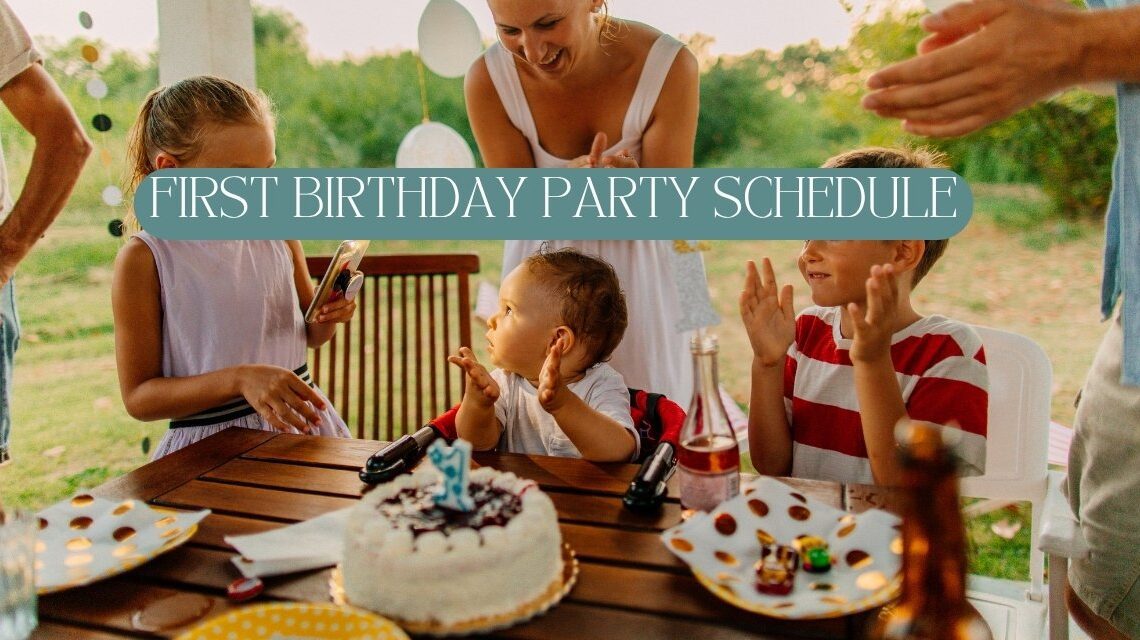 1st birthday party plan