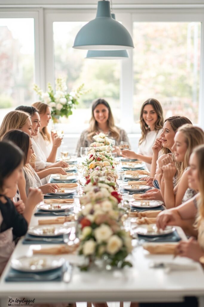 baby shower timeline