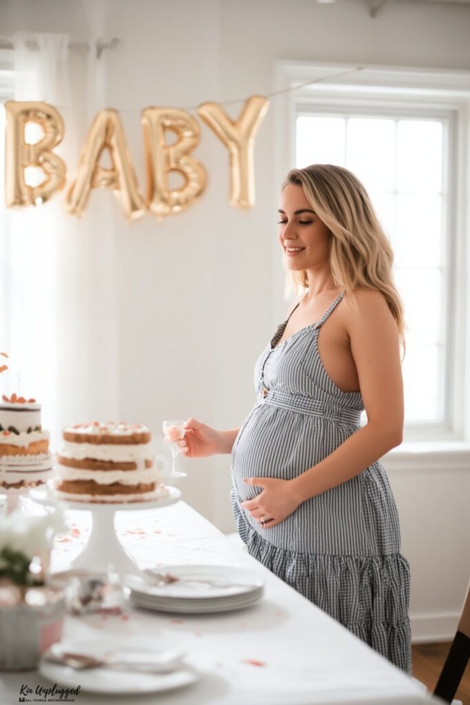 baby shower timeline