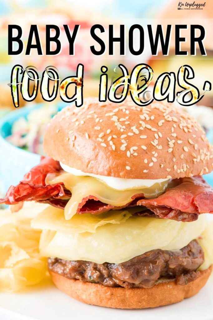 fall baby shower food ideas