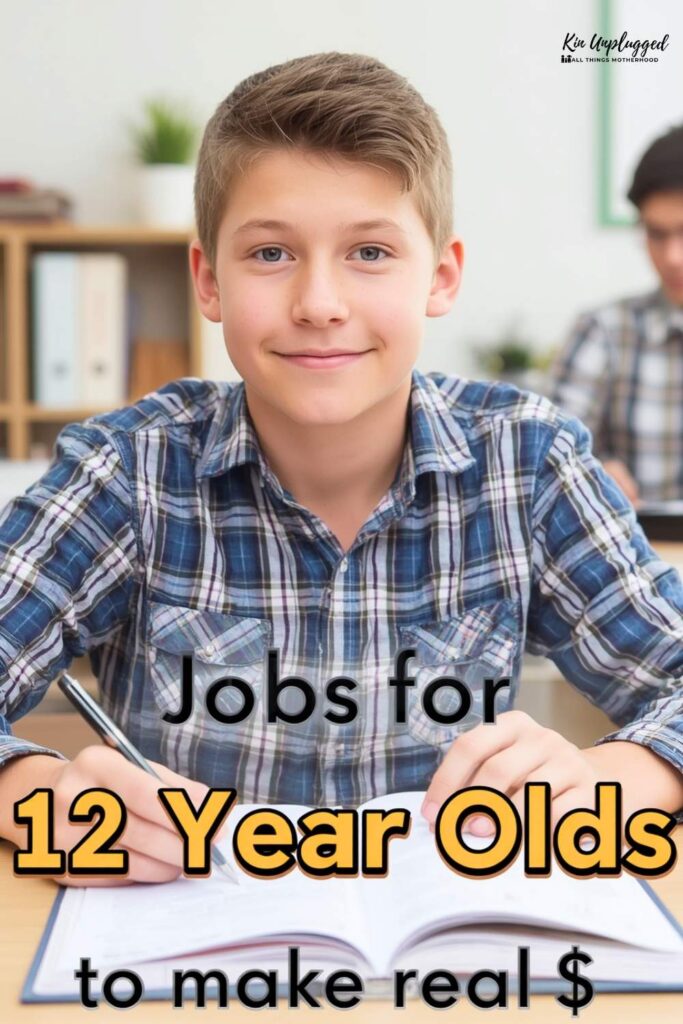 paid jobs for 12 year olds uk